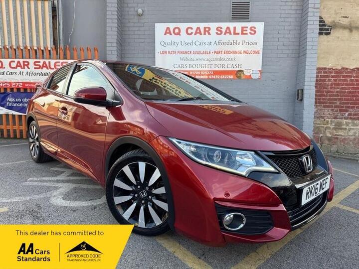 Honda Civic 1.8 I-VTEC SE Plus Auto Euro 6 5dr Honda Civic 1.8 I-VTEC SE Plus Auto Euro 6 5dr