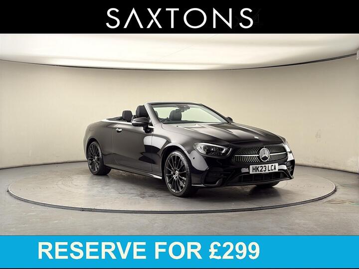 Mercedes-Benz E Class 2.9 E400d AMG Line Night Edition (Premium Plus) Cabriolet G-Tronic+ 4MATIC Euro 6 (s/s) 2dr