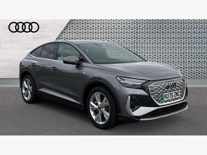Audi Q4 E-tron 45 S Line Sportback Auto Quattro 5dr 82kWh Audi Q4 E-tron 45 S Line Sportback Auto Quattro 5dr 82kWh