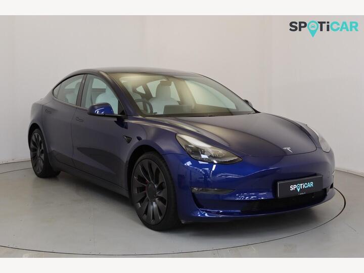 Tesla Model 3 (Dual Motor) Performance Auto 4WDE 4dr (Performance Upgrade)