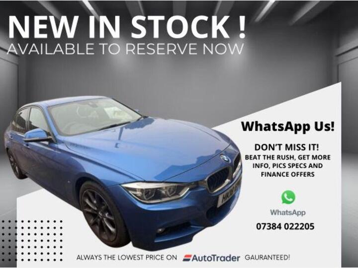 BMW 3 Series 2.0 330e 7.6kWh M Sport Auto Euro 6 (s/s) 4dr
