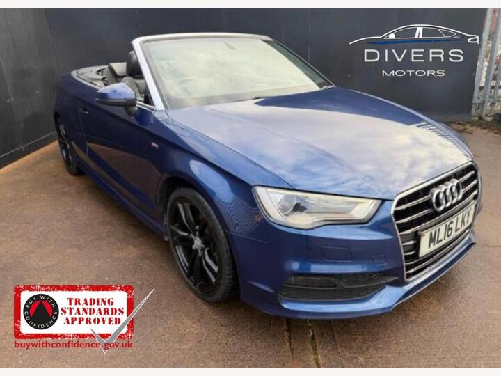 Audi A3 Cabriolet 1.6 TDI S Line Euro 6 (s/s) 2dr (Nav)