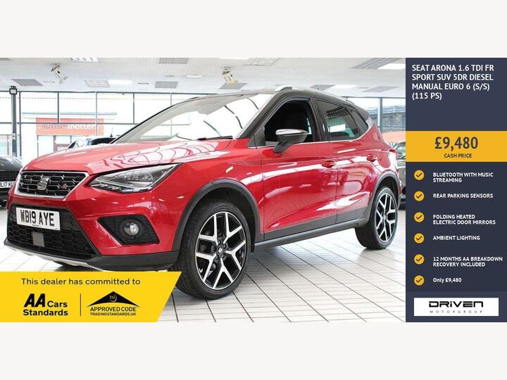 SEAT ARONA 1.6 TDI FR Sport Euro 6 (s/s) 5dr