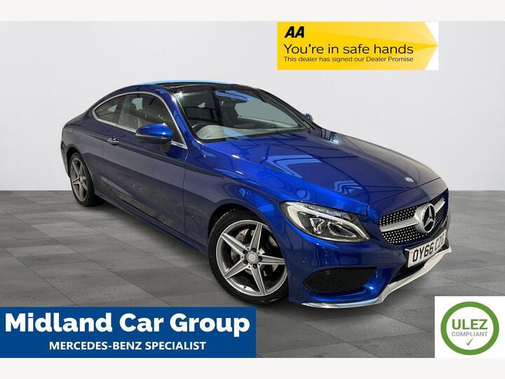 Mercedes-Benz C Class 2.1 C220d AMG Line (Premium Plus) G-Tronic+ Euro 6 (s/s) 2dr