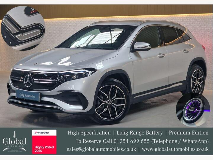 Mercedes-Benz EQA EQA 250+ 70.5kWh AMG Line (Premium) Auto 5dr