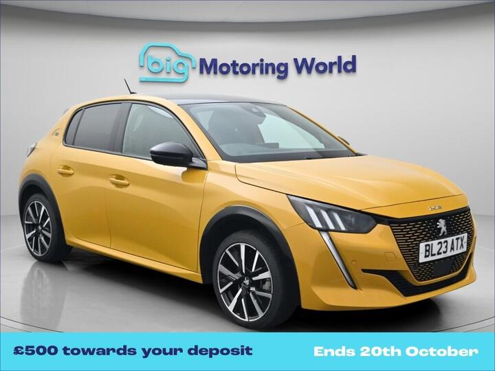 Peugeot E-208 50kWh GT Auto 5dr (7.4kW Charger)