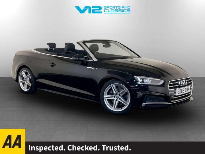 Audi A5 Cabriolet 2.0 TFSI S Line S Tronic Euro 6 (s/s) 2dr Audi A5 Cabriolet 2.0 TFSI S Line S Tronic Euro 6 (s/s) 2dr
