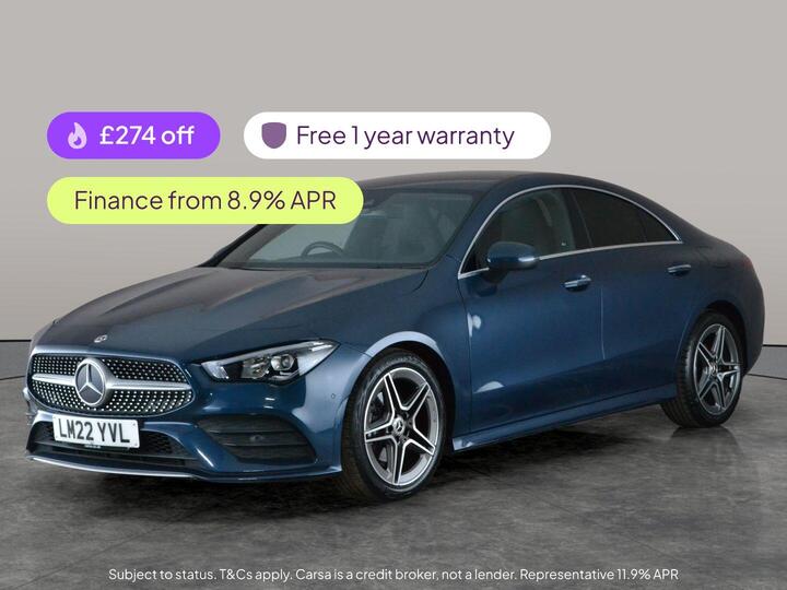 Mercedes-Benz CLA 1.3 CLA180 AMG Line (Premium 2) Coupe 7G-DCT Euro 6 (s/s) 4dr