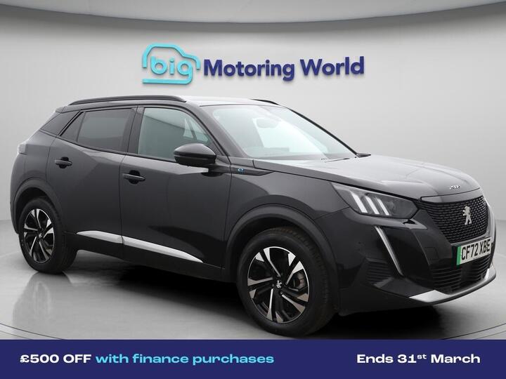 Peugeot E-2008 50kWh GT Auto 5dr (7kW Charger)