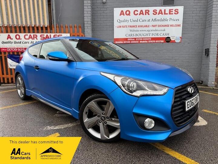 Hyundai Veloster 1.6 T-GDi Turbo SE Euro 5 4dr Hyundai Veloster 1.6 T-GDi Turbo SE Euro 5 4dr