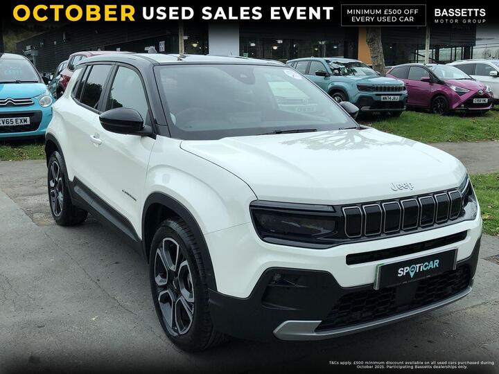 Jeep AVENGER 54kWh Summit Auto 5dr Jeep AVENGER 54kWh Summit Auto 5dr