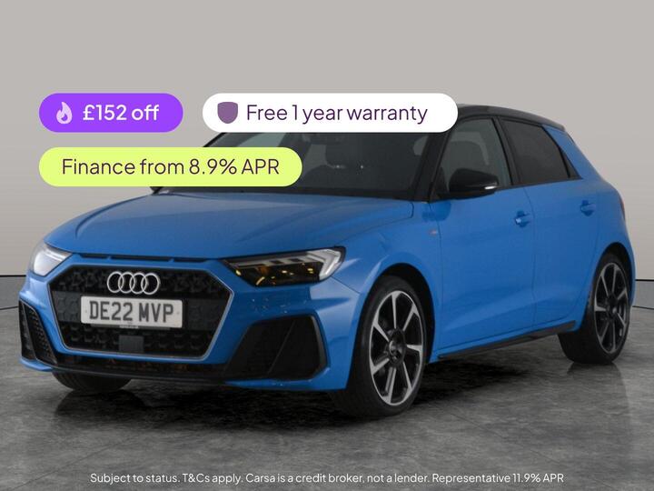 Audi A1 1.0 TFSI 25 Black Edition Sportback Euro 6 (s/s) 5dr