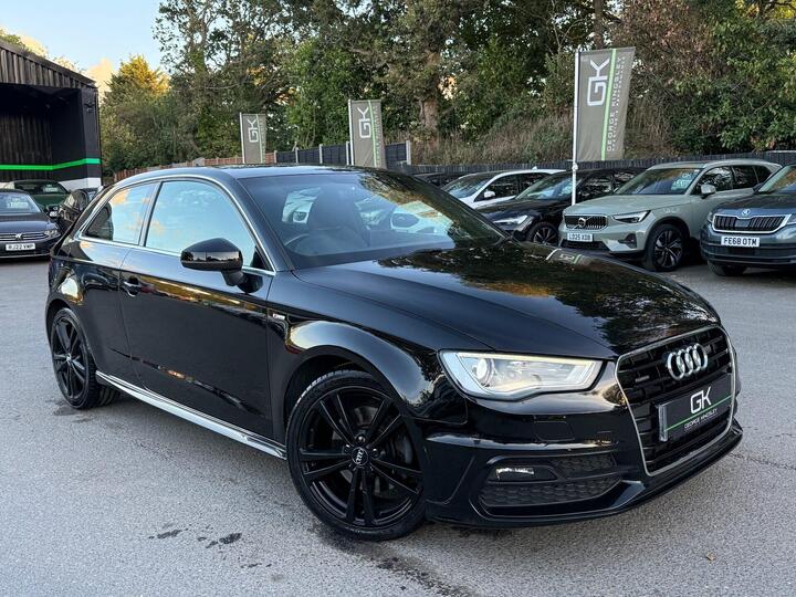 Audi A3 2.0 TDI S Line S Tronic Quattro Euro 6 (s/s) 3dr (Nav)