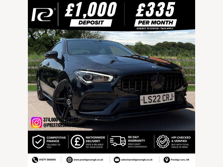 Mercedes-Benz CLA 1.3 CLA250e 15.6kWh AMG Line (Premium) Coupe 8G-DCT Euro 6 (s/s) 4dr