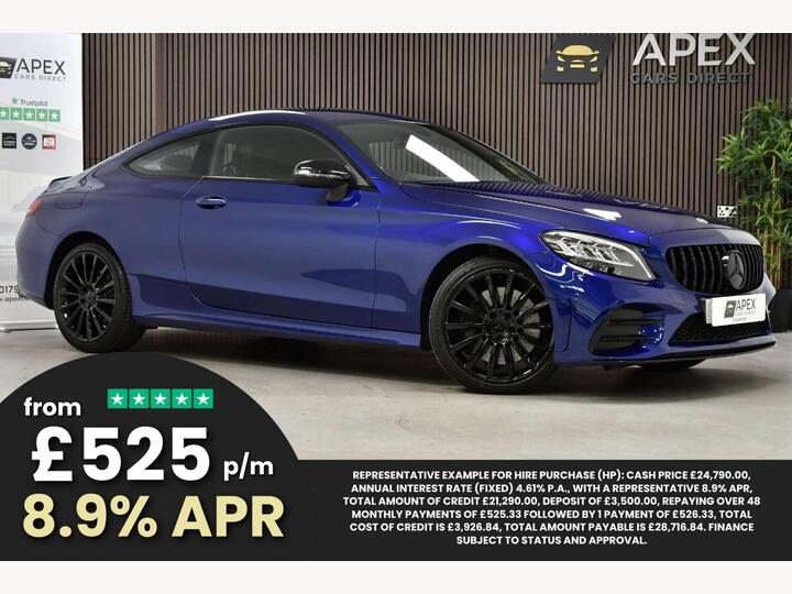 Mercedes-Benz C Class 3.0 C43 V6 AMG G-Tronic+ 4MATIC Euro 6 (s/s) 2dr