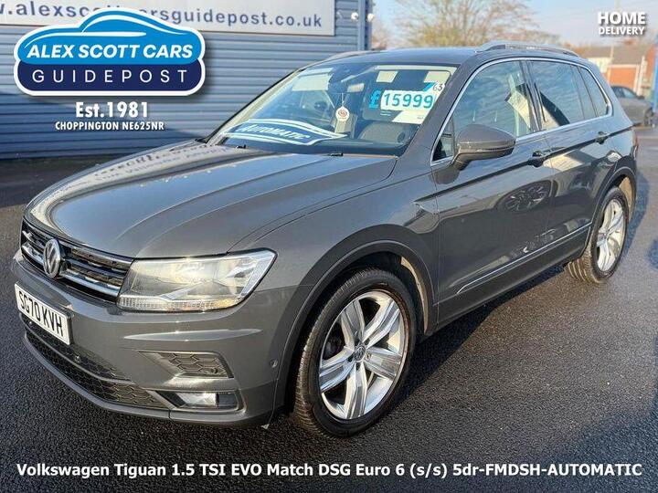 Volkswagen Tiguan 1.5 TSI EVO Match DSG Euro 6 (s/s) 5dr Volkswagen Tiguan 1.5 TSI EVO Match DSG Euro 6 (s/s) 5dr