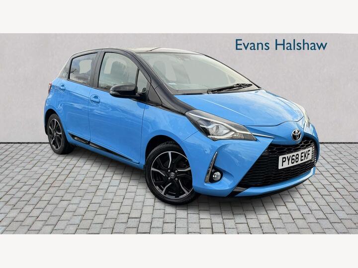Toyota YARIS HATCHBACK 1.5 VVT-i Cyan Bi-Tone Euro 6 5dr Toyota YARIS HATCHBACK 1.5 VVT-i Cyan Bi-Tone Euro 6 5dr