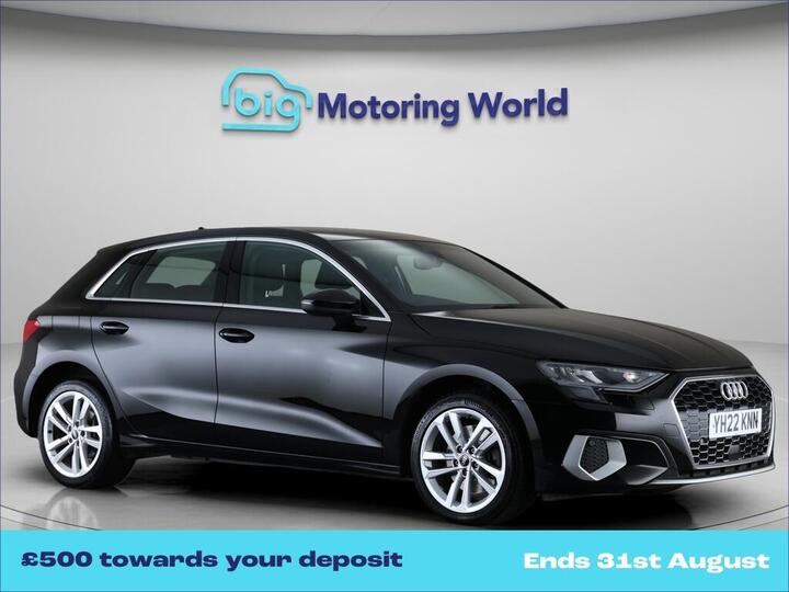 Audi A3 1.4 TFSIe 40 Sport Sportback S Tronic Euro 6 (s/s) 5dr 13kWh
