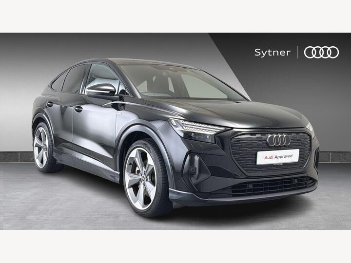 Audi Q4 E-tron 40 Black Edition Sportback Auto 5dr 82kWh Audi Q4 E-tron 40 Black Edition Sportback Auto 5dr 82kWh