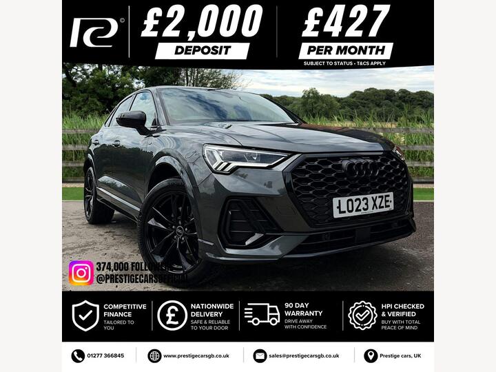 Audi Q3 1.5 TFSI CoD 35 Black Edition Sportback S Tronic Euro 6 (s/s) 5dr