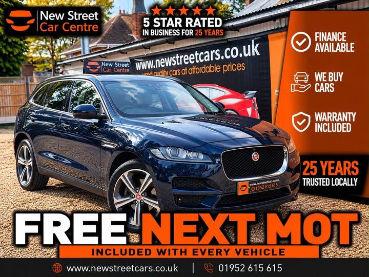 Jaguar F-PACE 2.0 D180 Portfolio Auto AWD Euro 6 (s/s) 5dr