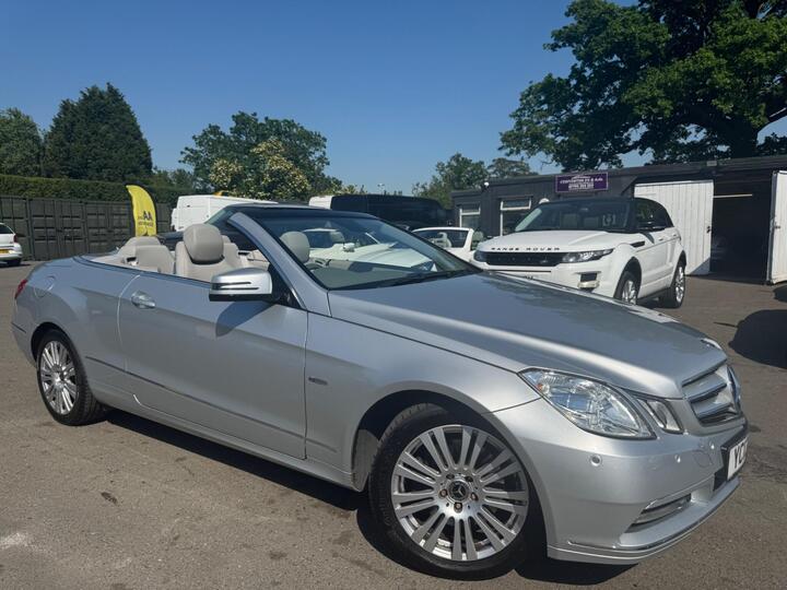 Mercedes-Benz E Class 3.0 E350 CDI V6 BlueEfficiency SE Cabriolet G-Tronic Euro 5 2dr Mercedes-Benz E Class 3.0 E350 CDI V6 BlueEfficiency SE Cabriolet G-Tronic Euro 5 2dr
