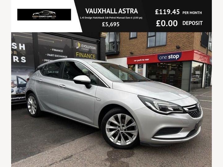 Vauxhall ASTRA 1.4i Design Euro 6 5dr