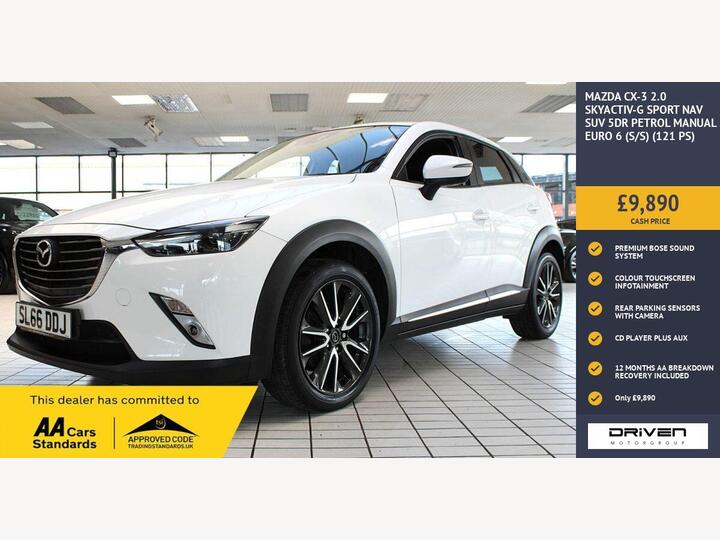 Mazda CX-3 2.0 SKYACTIV-G Sport Nav Euro 6 (s/s) 5dr