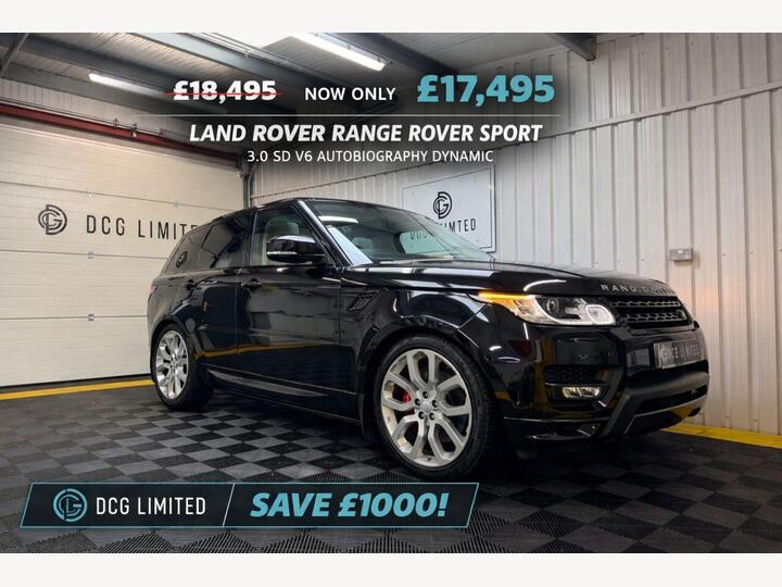 Land Rover RANGE ROVER SPORT 3.0 SD V6 Autobiography Dynamic Auto 4WD Euro 6 (s/s) 5dr