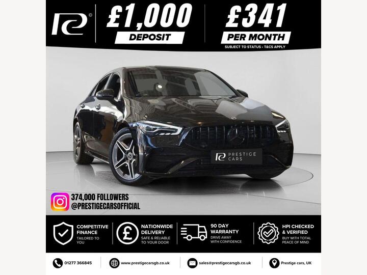 Mercedes-Benz CLA 1.3 CLA180h MHEV AMG Line (Executive) Coupe 7G-DCT Euro 6 (s/s) 4dr
