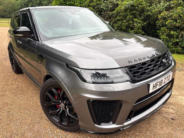 Land Rover RANGE ROVER SPORT 5.0 P575 V8 SVR Auto 4WD Euro 6 (s/s) 5dr Land Rover RANGE ROVER SPORT 5.0 P575 V8 SVR Auto 4WD Euro 6 (s/s) 5dr
