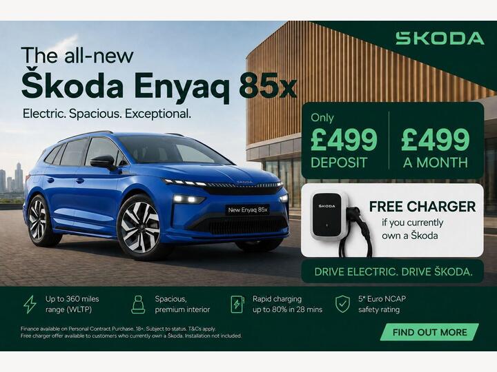Skoda Enyaq 82kWh 85x SportLine Auto 4WD 5dr
