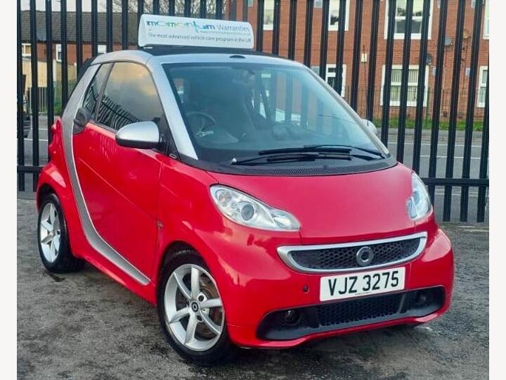 Smart Fortwo 1.0 MHD Pulse Cabriolet SoftTouch Euro 5 (s/s) 2dr Smart Fortwo 1.0 MHD Pulse Cabriolet SoftTouch Euro 5 (s/s) 2dr