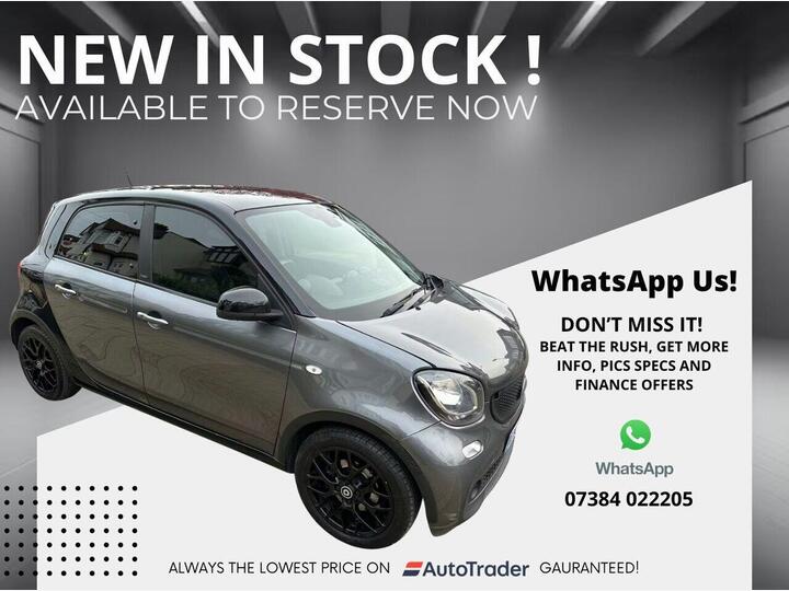Smart Forfour 0.9T Prime Sport (Premium) Twinamic Euro 6 (s/s) 5dr