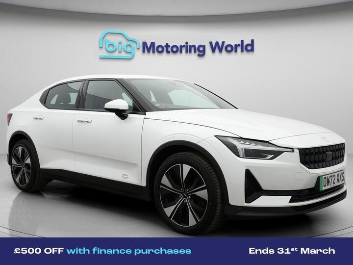 Polestar Polestar 2 Single Motor 69kWh Standard Range Fastback Auto FWD 5dr