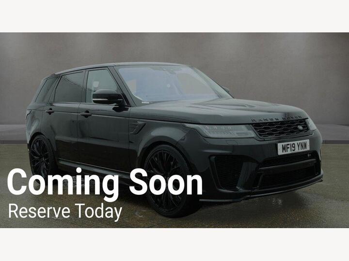 Land Rover RANGE ROVER SPORT 5.0 P575 V8 SVR Auto 4WD Euro 6 (s/s) 5dr Land Rover RANGE ROVER SPORT 5.0 P575 V8 SVR Auto 4WD Euro 6 (s/s) 5dr