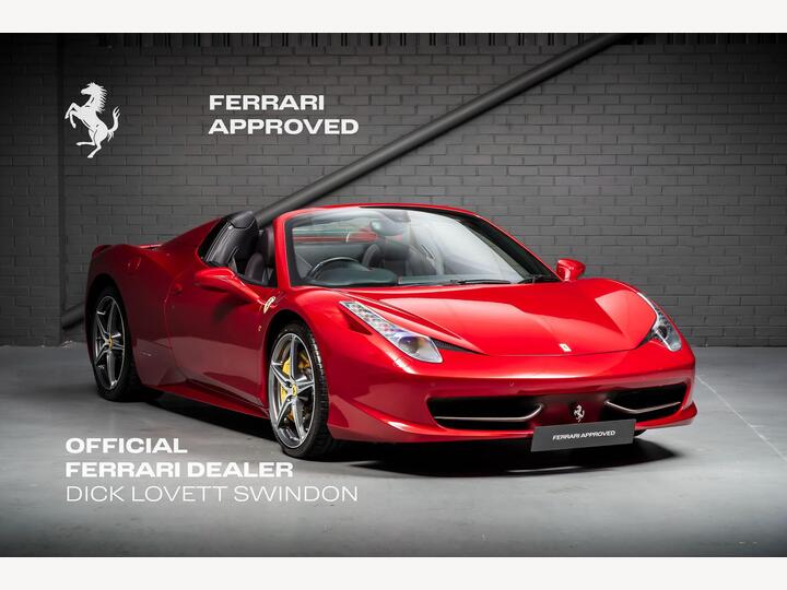 Ferrari 458 4.5 Spider F1 DCT Euro 5 2dr Ferrari 458 4.5 Spider F1 DCT Euro 5 2dr