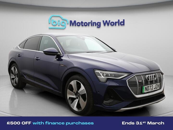 Audi E-tron 55 S Line Sportback Auto Quattro 5dr 95kWh (11kW Charger)