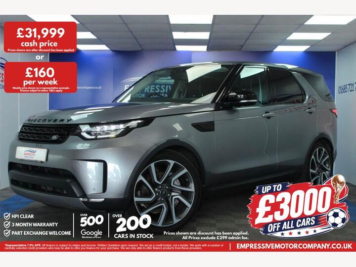 Land Rover DISCOVERY 3.0 SD V6 HSE Luxury Auto 4WD Euro 6 (s/s) 5dr