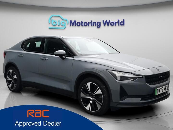Polestar Polestar 2 Single Motor 69kWh Standard Range Fastback Auto FWD 5dr Polestar Polestar 2 Single Motor 69kWh Standard Range Fastback Auto FWD 5dr