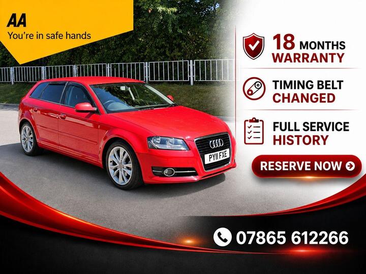 Audi A3 2.0 TDI Sport Sportback S Tronic Euro 5 (s/s) 5dr