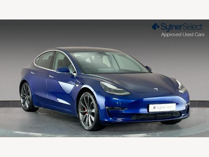 Tesla MODEL 3 (Dual Motor) Performance Auto 4WDE 4dr (Performance Upgrade)