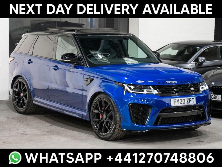 Land Rover RANGE ROVER SPORT 5.0 P575 V8 SVR Auto 4WD Euro 6 (s/s) 5dr Land Rover RANGE ROVER SPORT 5.0 P575 V8 SVR Auto 4WD Euro 6 (s/s) 5dr
