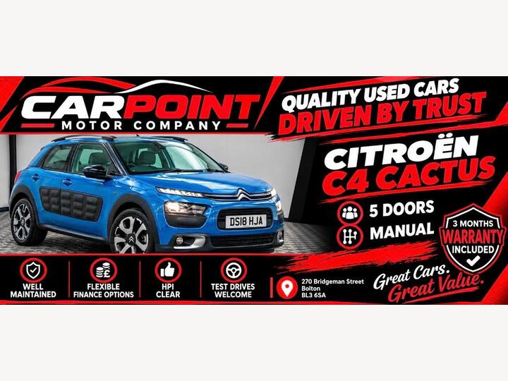 Citroen C4 Cactus 1.2 PureTech Flair Euro 6 (s/s) 5dr