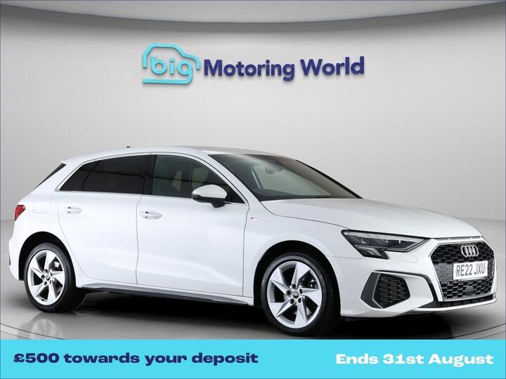 Audi A3 1.4 TFSIe 40 S Line Sportback S Tronic Euro 6 (s/s) 5dr 13kWh