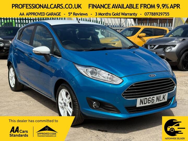 Ford Fiesta 1.0T EcoBoost Zetec Blue Edition Euro 6 (s/s) 5dr