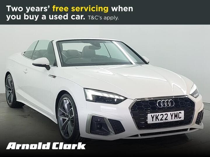 Audi A5 Cabriolet 2.0 TFSI 40 S Line S Tronic Euro 6 (s/s) 2dr Audi A5 Cabriolet 2.0 TFSI 40 S Line S Tronic Euro 6 (s/s) 2dr
