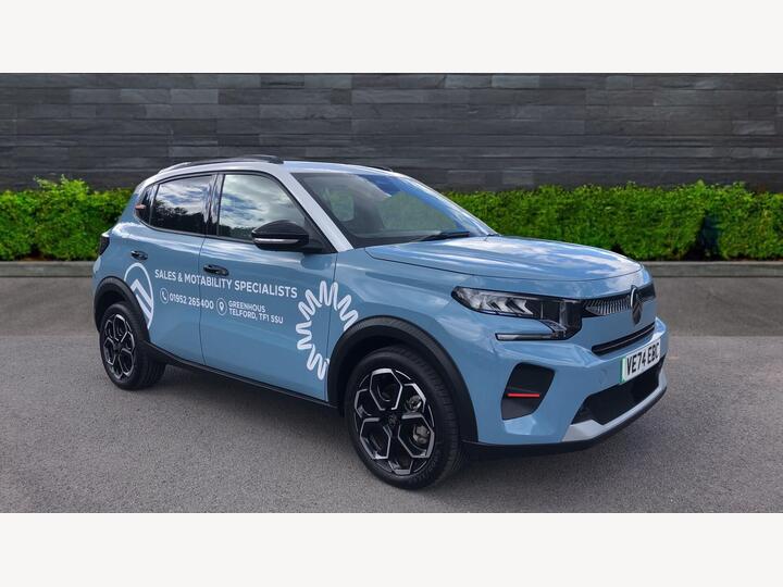 Citroen E-c3 Standard Range 44kWh MAX Auto 5dr (7.4kW Charger) Citroen E-c3 Standard Range 44kWh MAX Auto 5dr (7.4kW Charger)