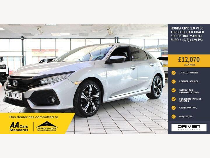 Honda CIVIC 1.0 VTEC Turbo EX Euro 6 (s/s) 5dr