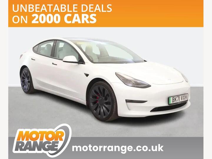 Tesla Model 3 (Dual Motor) Performance Auto 4WDE 4dr (Performance Upgrade)